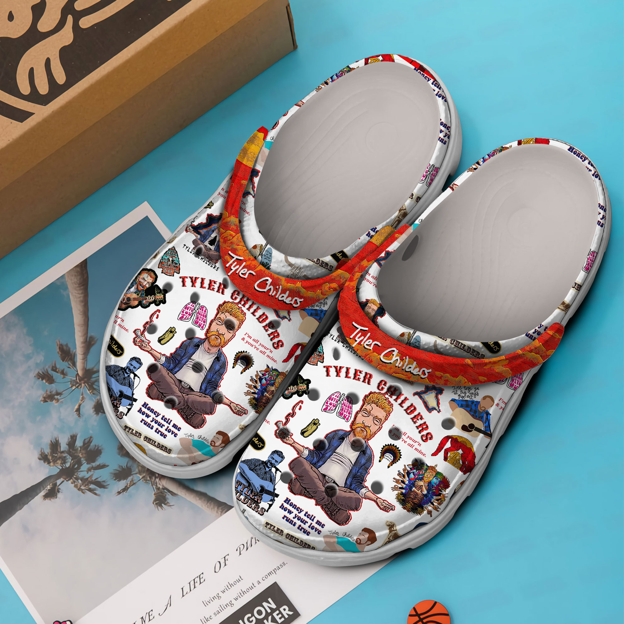 Merchidea Tyler Childers Music Crocs Crocband Clogs Shoes Comfortable For Men Women and Kids