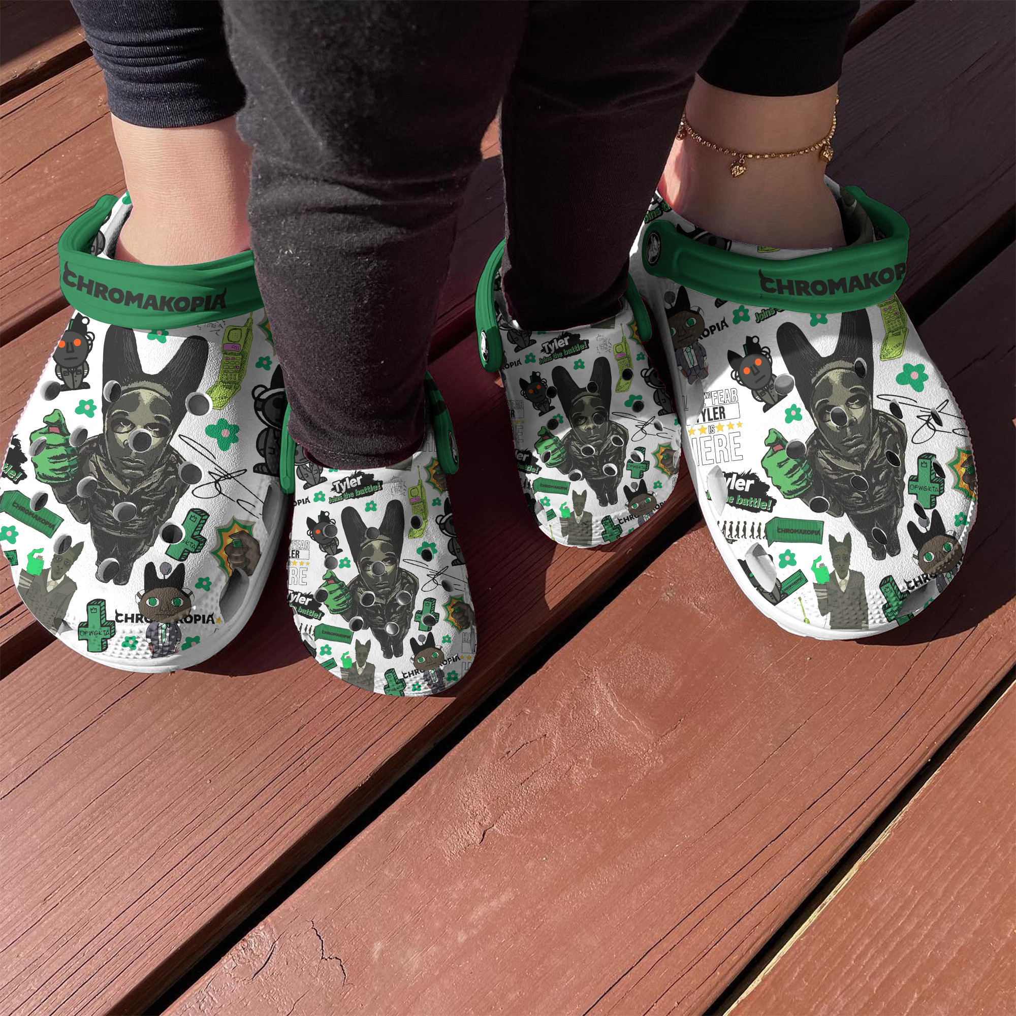 Merchidea Tyler The Creator Music Crocs Crocband Clogs Shoes Comfortable For Men Women and Kids