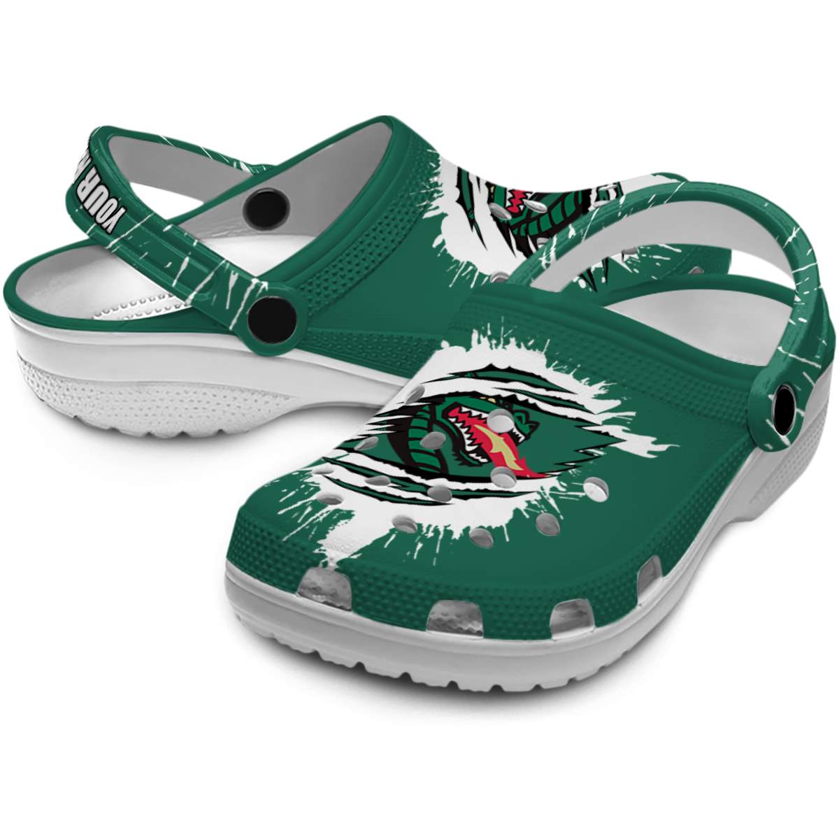 Merchidea UAB Blazers NCAA Sport Crocs Crocband Clogs Shoes Comfortable For Men Women and Kids