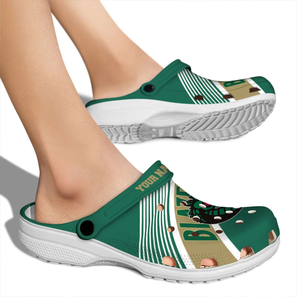 Merchidea UAB Blazers NCAA Sport Crocs Crocband Clogs Shoes Comfortable For Men Women and Kids