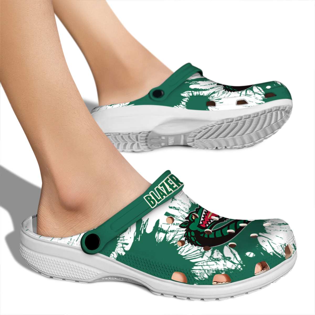 Merchidea UAB Blazers NCAA Sport Crocs Crocband Clogs Shoes Comfortable For Men Women and Kids