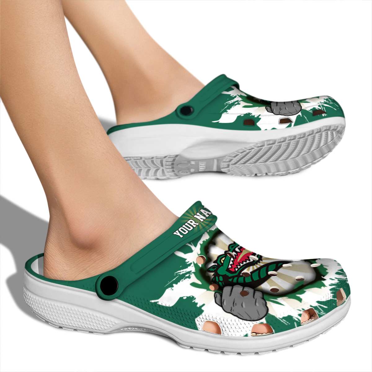 Merchidea UAB Blazers NCAA Sport Crocs Crocband Clogs Shoes Comfortable For Men Women and Kids