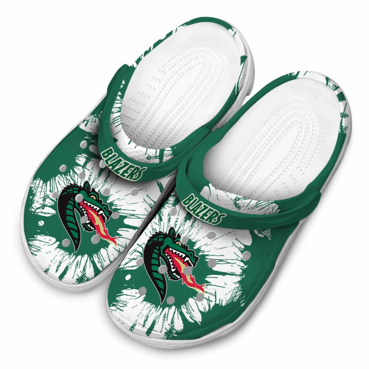 Merchidea UAB Blazers NCAA Sport Crocs Crocband Clogs Shoes Comfortable For Men Women and Kids