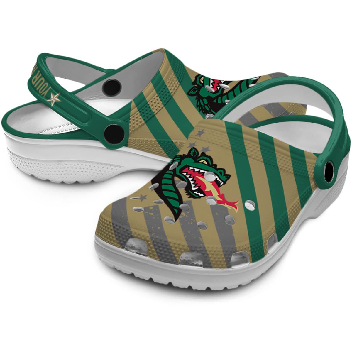 Merchidea UAB Blazers NCAA Sport Crocs Crocband Clogs Shoes Comfortable For Men Women and Kids