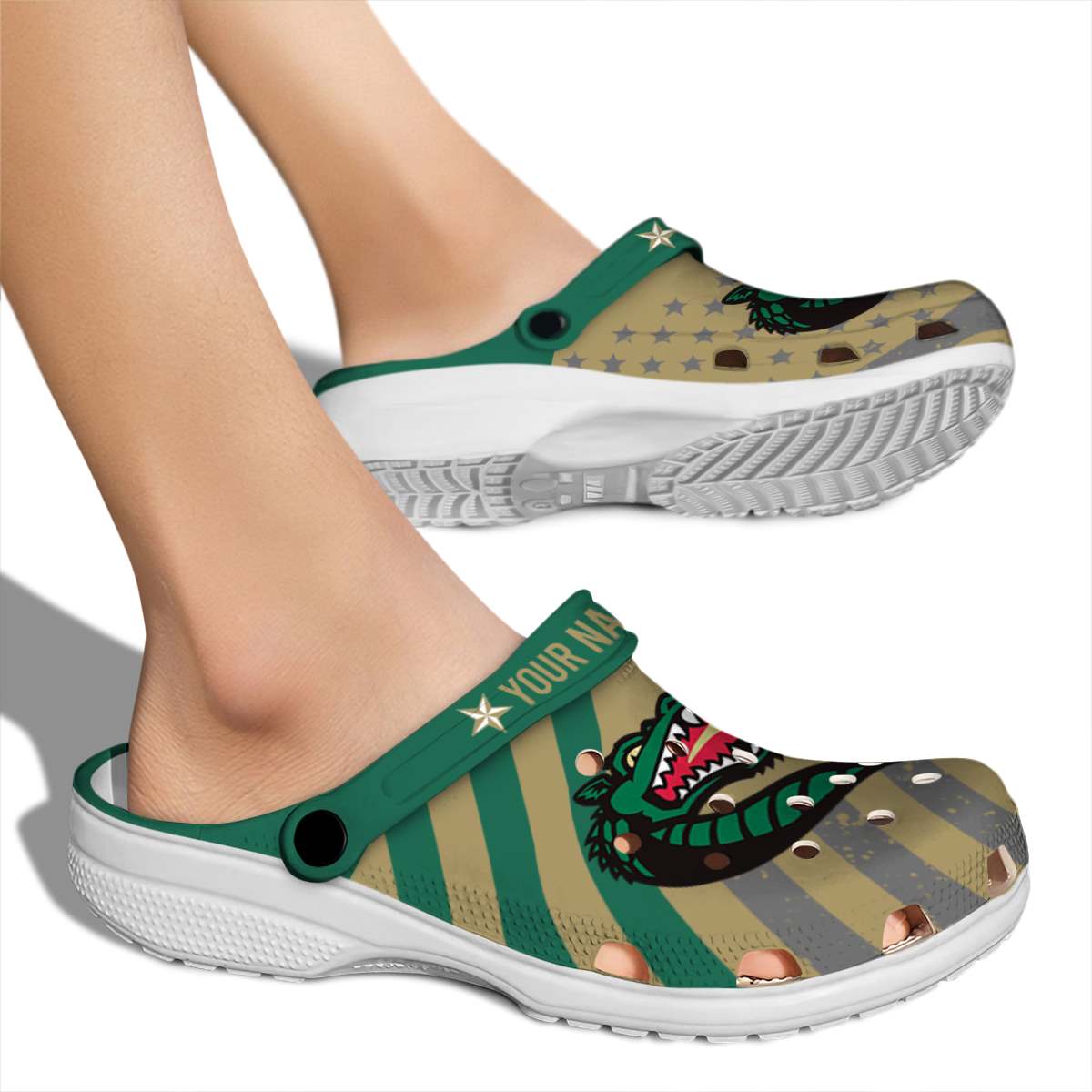 Merchidea UAB Blazers NCAA Sport Crocs Crocband Clogs Shoes Comfortable For Men Women and Kids