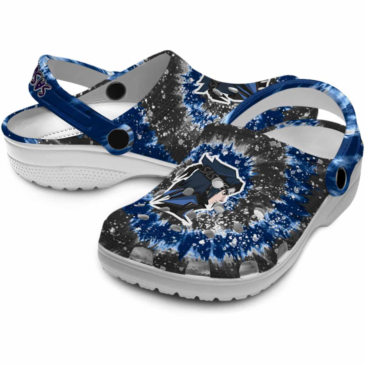 Merchidea Uchiha Sasuke Naruto Anime Crocs Crocband Clogs Shoes Comfortable For Men Women and Kids