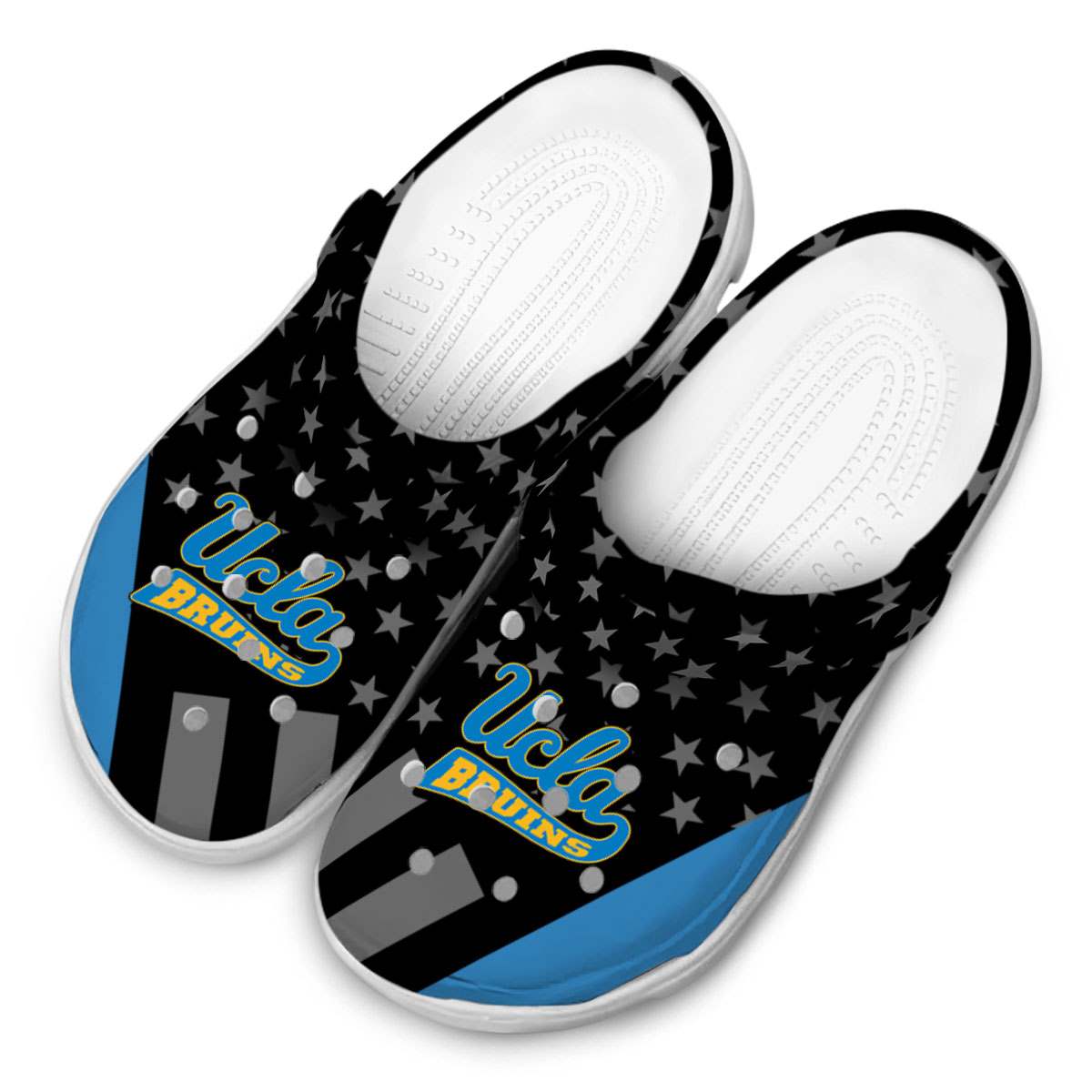 Merchidea UCLA Bruins NCAA Sport Crocs Crocband Clogs Shoes Comfortable For Men Women and Kids