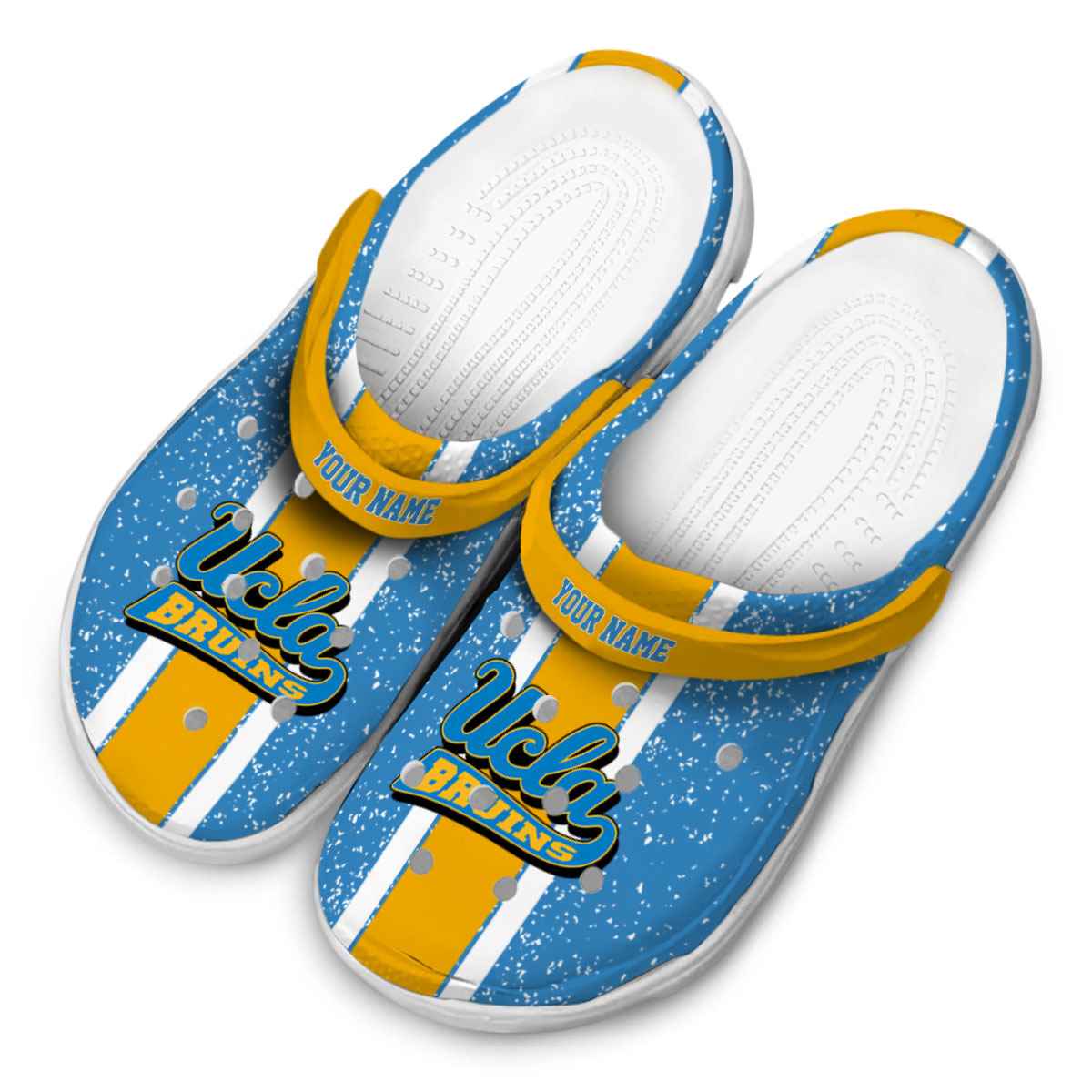 Merchidea UCLA Bruins NCAA Sport Crocs Crocband Clogs Shoes Comfortable For Men Women and Kids