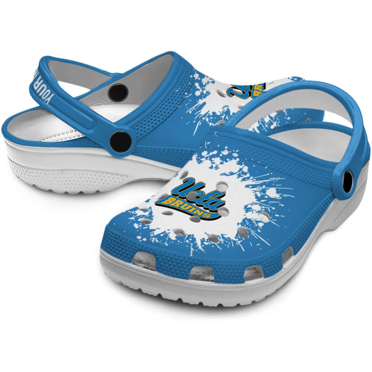 Merchidea UCLA Bruins NCAA Sport Crocs Crocband Clogs Shoes Comfortable For Men Women and Kids
