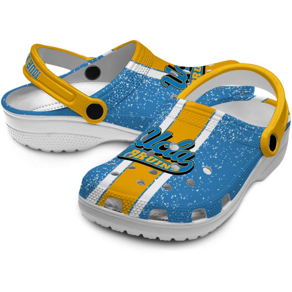 Merchidea UCLA Bruins NCAA Sport Crocs Crocband Clogs Shoes Comfortable For Men Women and Kids