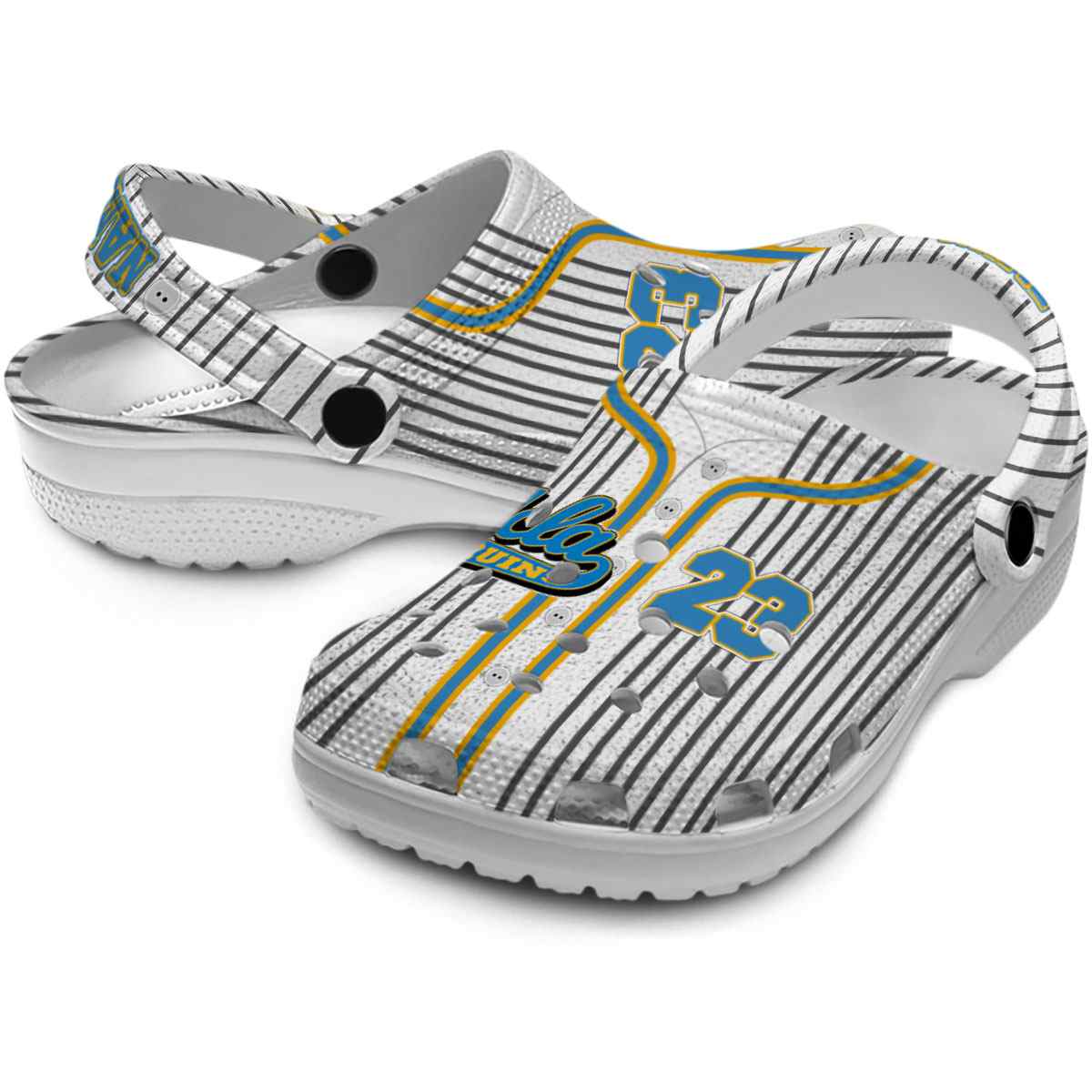Merchidea UCLA Bruins NCAA Sport Crocs Crocband Clogs Shoes Comfortable For Men Women and Kids