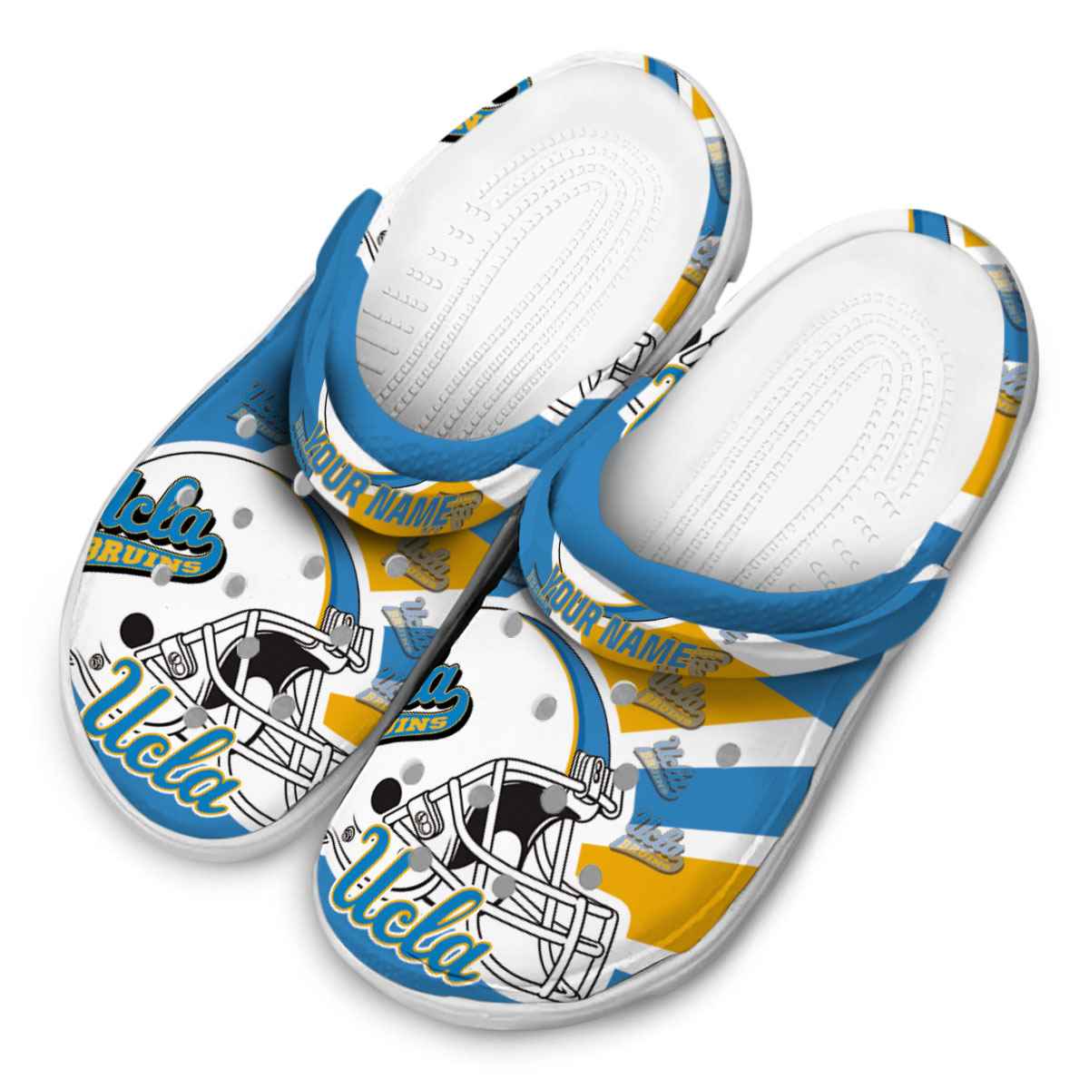 Merchidea UCLA Bruins NCAA Sport Crocs Crocband Clogs Shoes Comfortable For Men Women and Kids