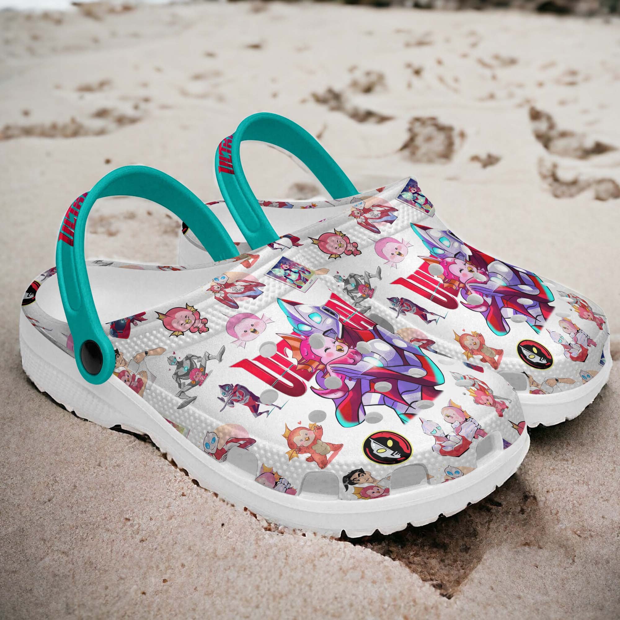 Merchidea Ultraman Rising Movie Crocs Crocband Clogs Shoes Comfortable For Men Women and Kids