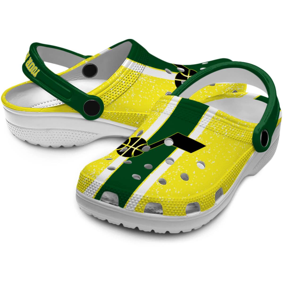 Merchidea Utah Jazz NBA Sport Crocs Crocband Clogs Shoes Comfortable For Men Women and Kids