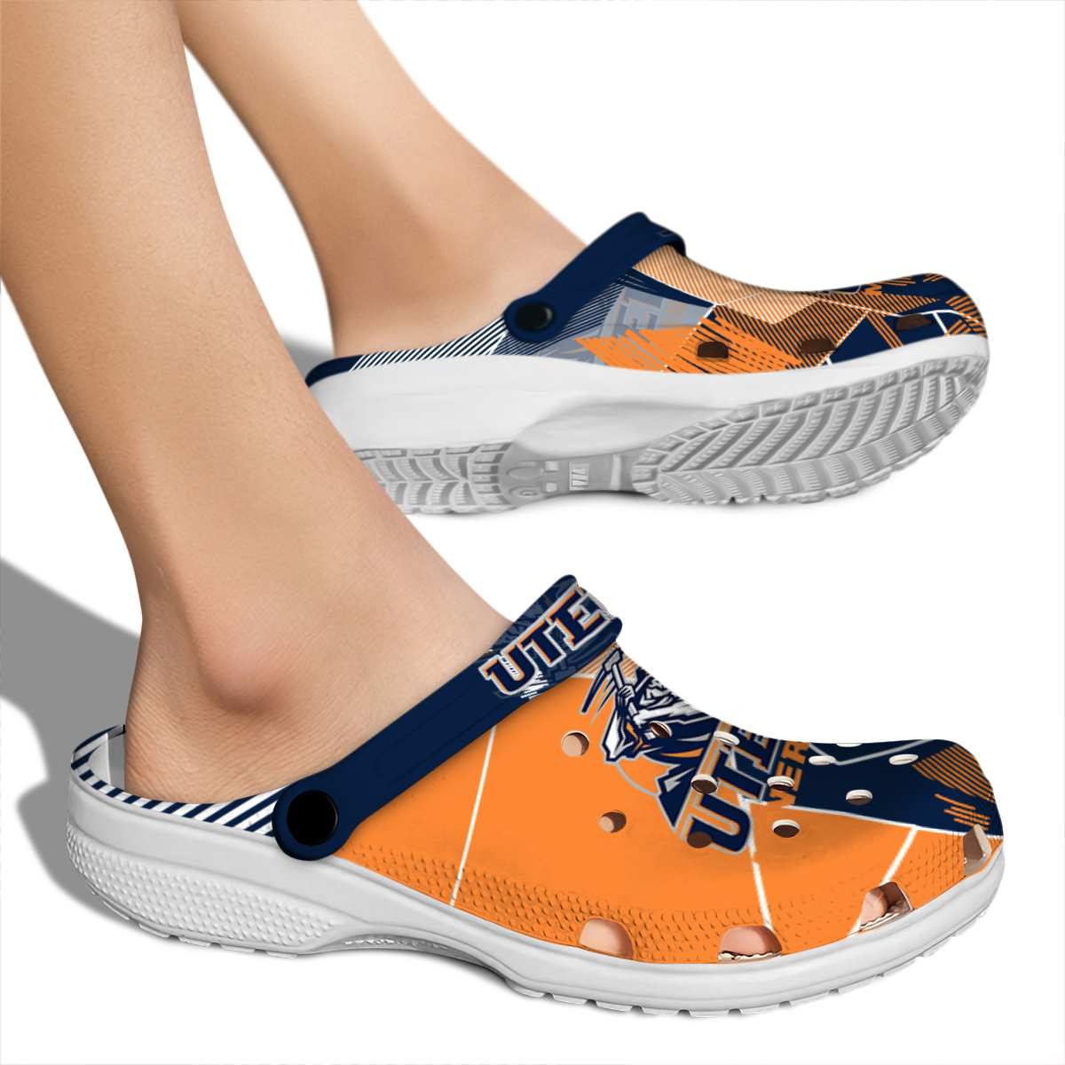 Merchidea UTEP Miners NCAA Sport Crocs Crocband Clogs Shoes Comfortable For Men Women and Kids