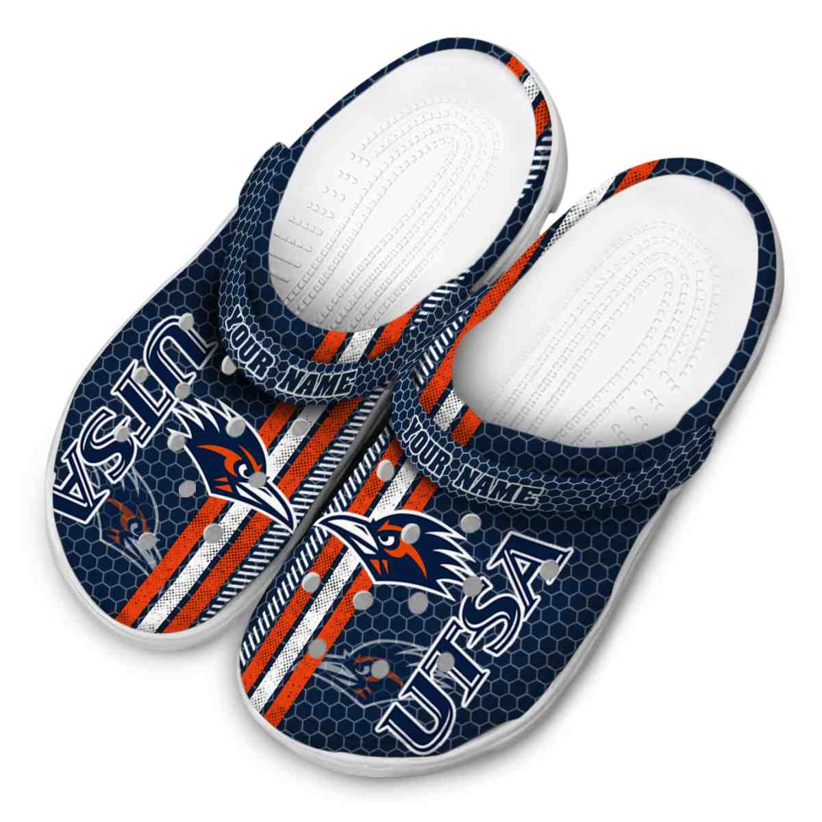 Merchidea UTSA Roadrunners NCAA Sport Crocs Crocband Clogs Shoes Comfortable For Men Women and Kids