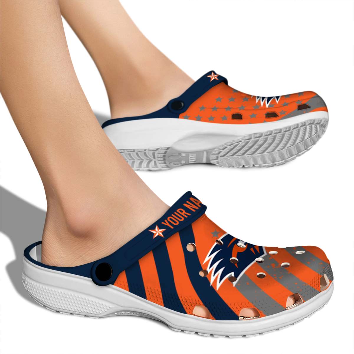 Merchidea UTSA Roadrunners NCAA Sport Crocs Crocband Clogs Shoes Comfortable For Men Women and Kids
