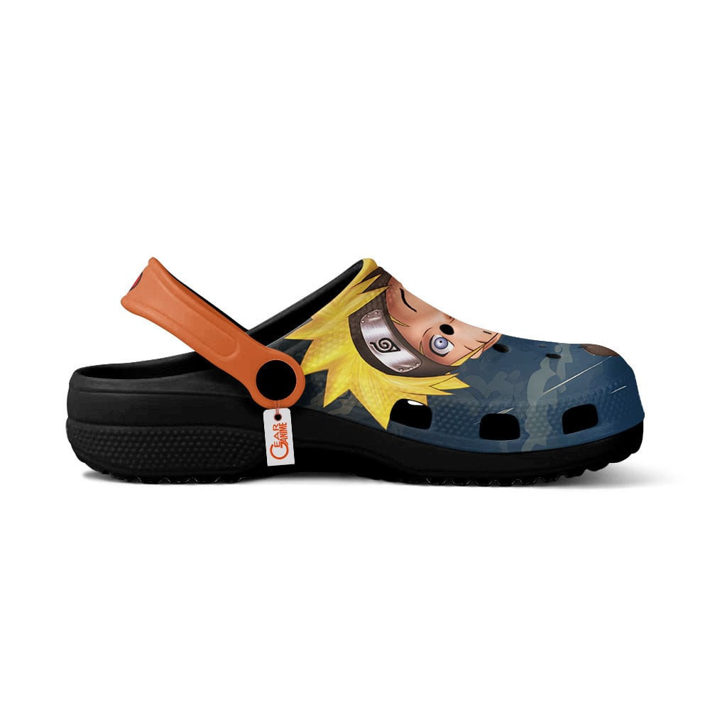 Merchidea Uzumaki Naruto and Hinata Hyuga Naruto Shippuden Anime Crocs Crocband Clogs Shoes Comfortable For Men Women and Kids
