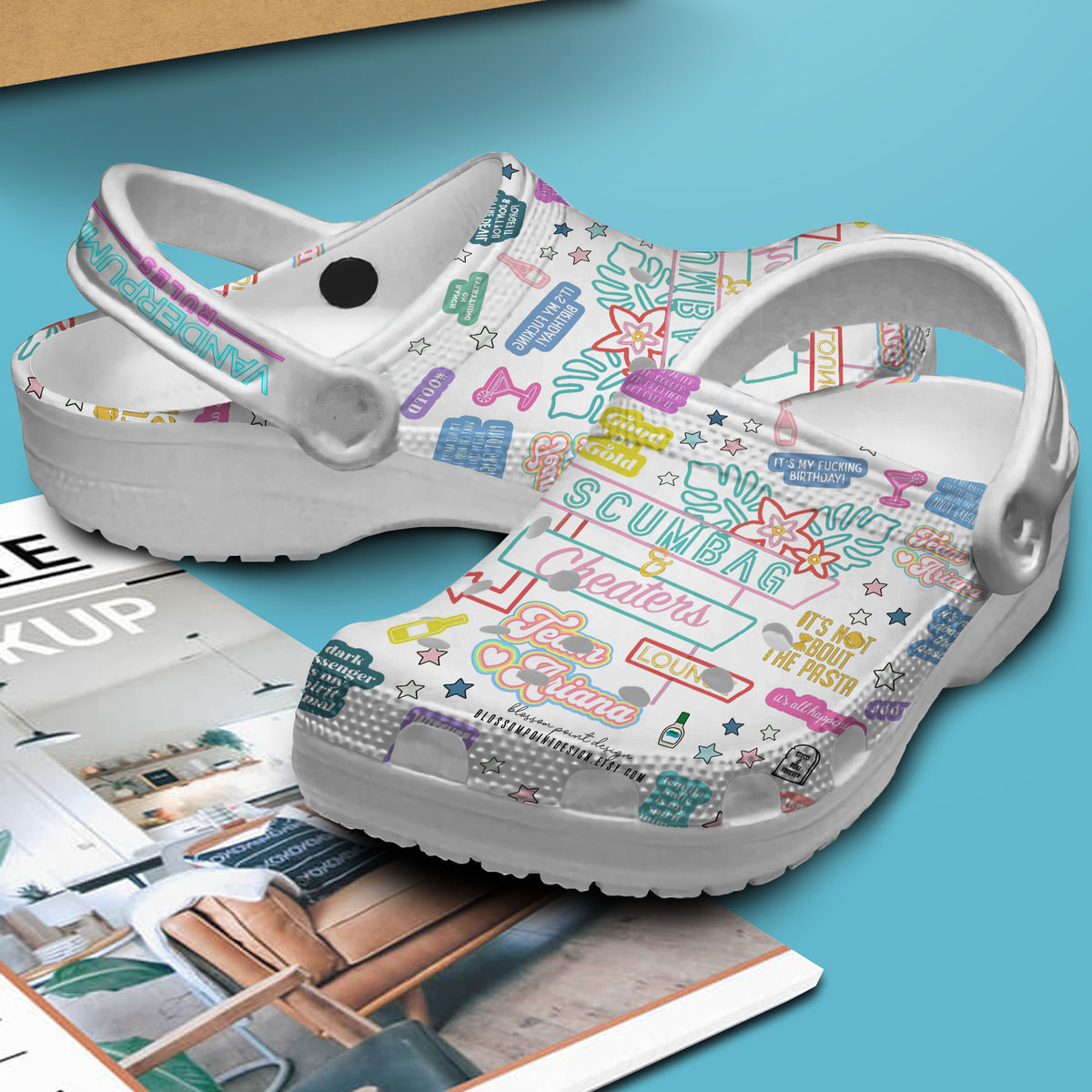 Merchidea Vanderpump Rules TV Series Crocs Crocband Clogs Shoes Comfortable For Men Women and Kids