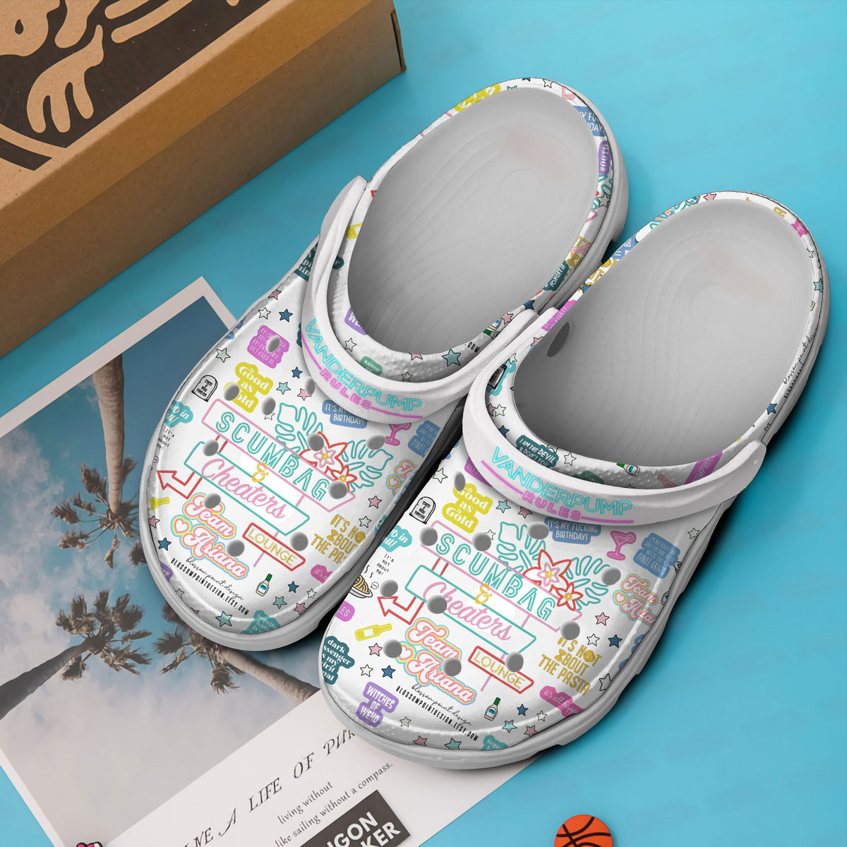 Merchidea Vanderpump Rules TV Series Crocs Crocband Clogs Shoes Comfortable For Men Women and Kids