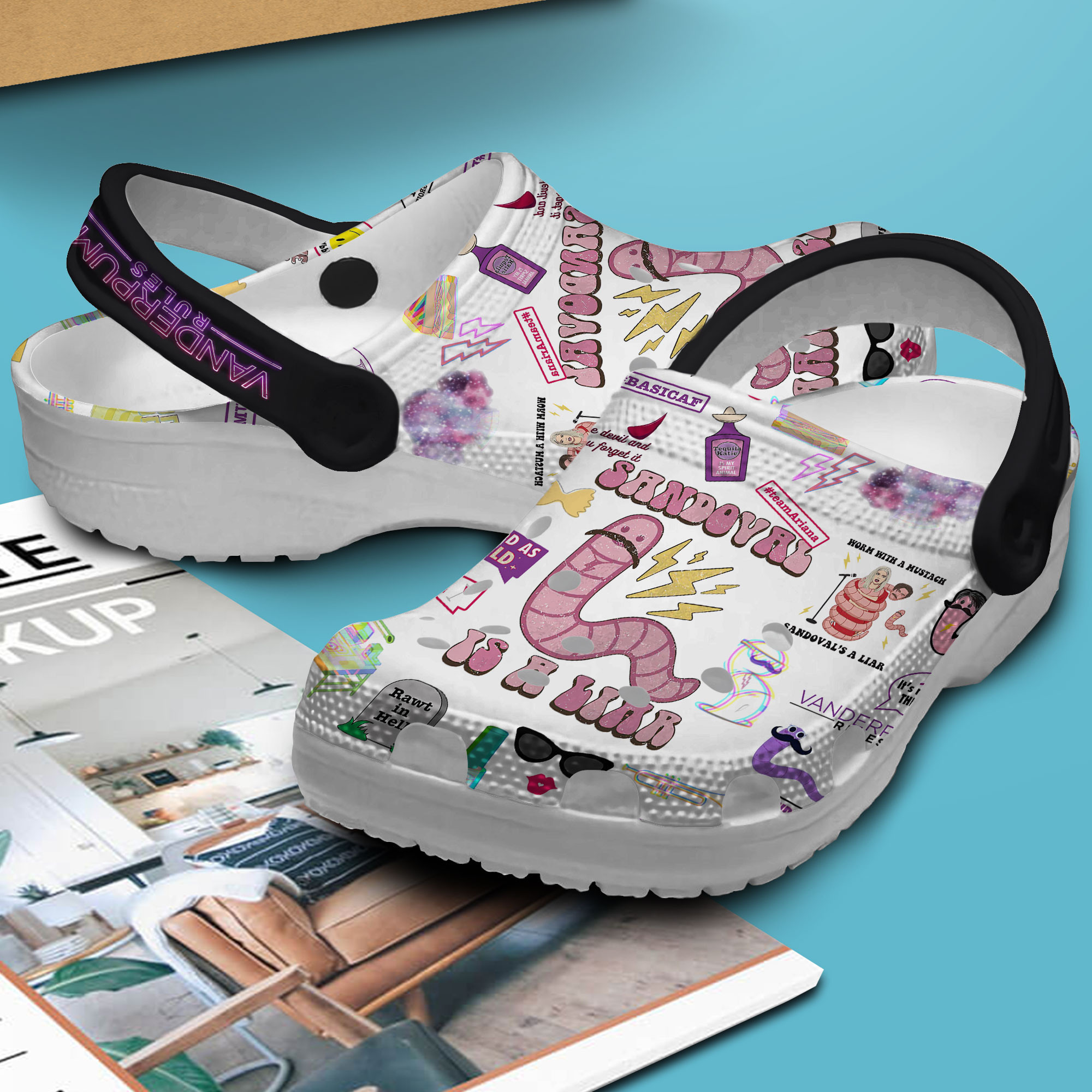 Merchidea Vanderpump Rules TV Series Crocs Crocband Clogs Shoes Comfortable For Men Women and Kids