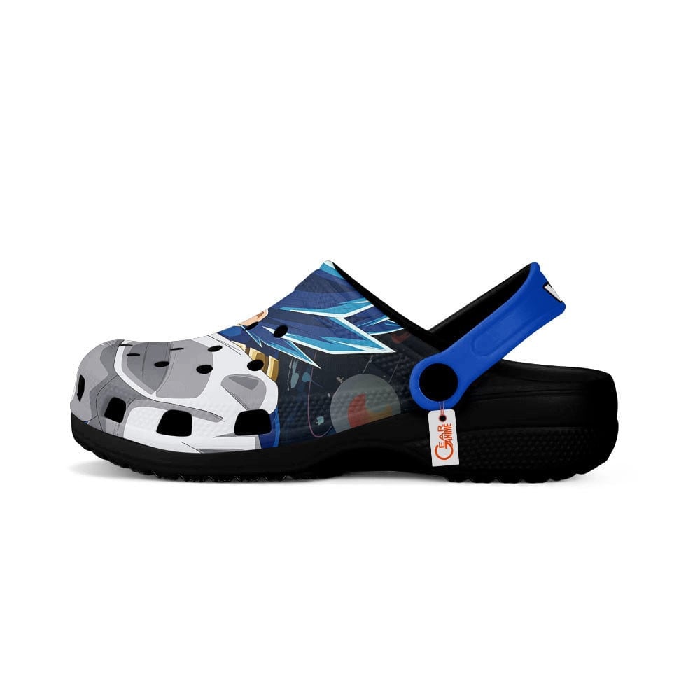 Merchidea Vegeta Blue vs Golden Frieza Dragon Ball Anime Crocs Crocband Clogs Shoes Comfortable For Men Women and Kids