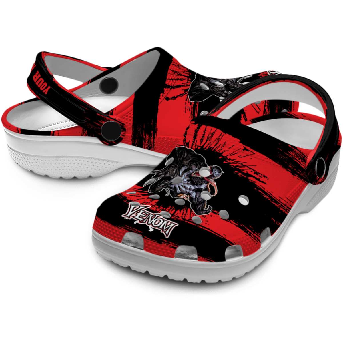 Merchidea Venom Movie Crocs Crocband Clogs Shoes Comfortable For Men Women and Kids