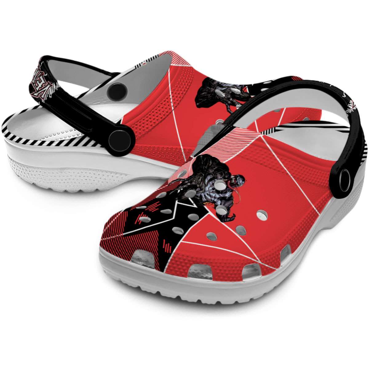 Merchidea Venom Movie Crocs Crocband Clogs Shoes Comfortable For Men Women and Kids