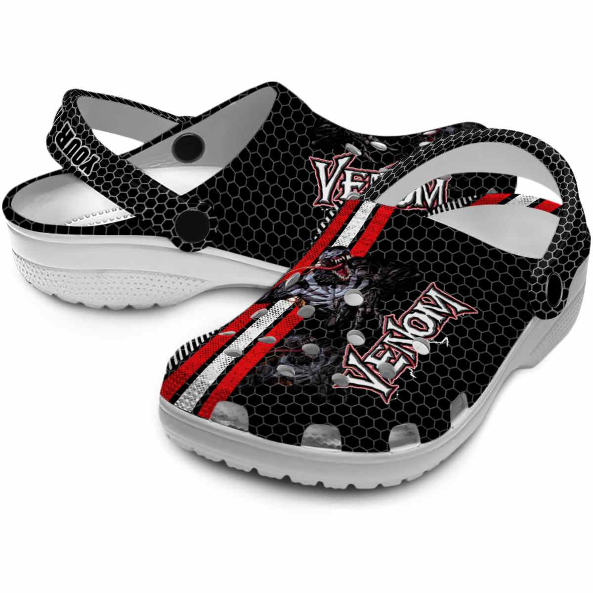 Merchidea Venom Movie Crocs Crocband Clogs Shoes Comfortable For Men Women and Kids