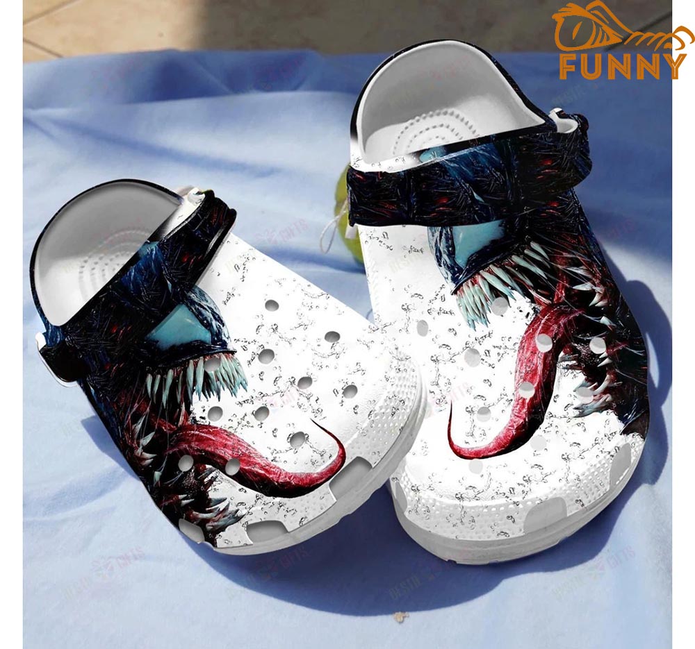 Merchidea Venom Movie Crocs Crocband Clogs Shoes Comfortable For Men Women and Kids