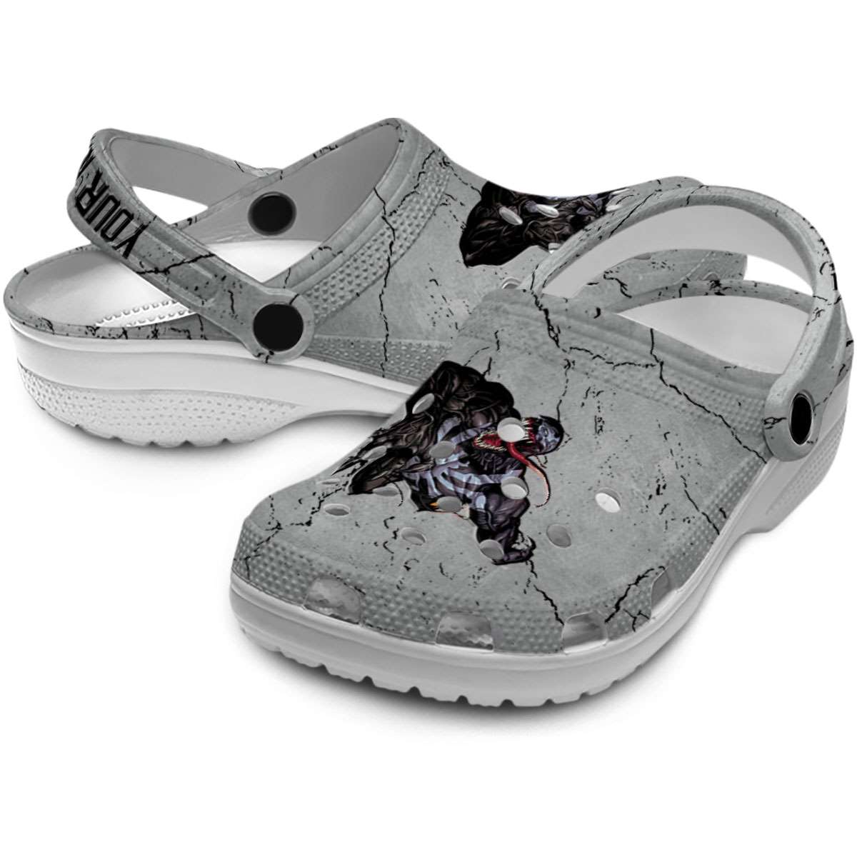 Merchidea Venom Movie Crocs Crocband Clogs Shoes Comfortable For Men Women and Kids