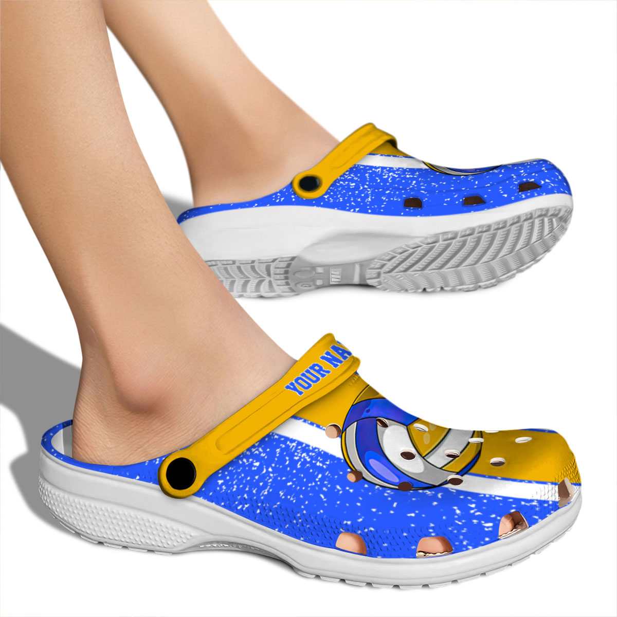 Merchidea Volleyball Sport Crocs Crocband Clogs Shoes Comfortable For Men Women and Kids