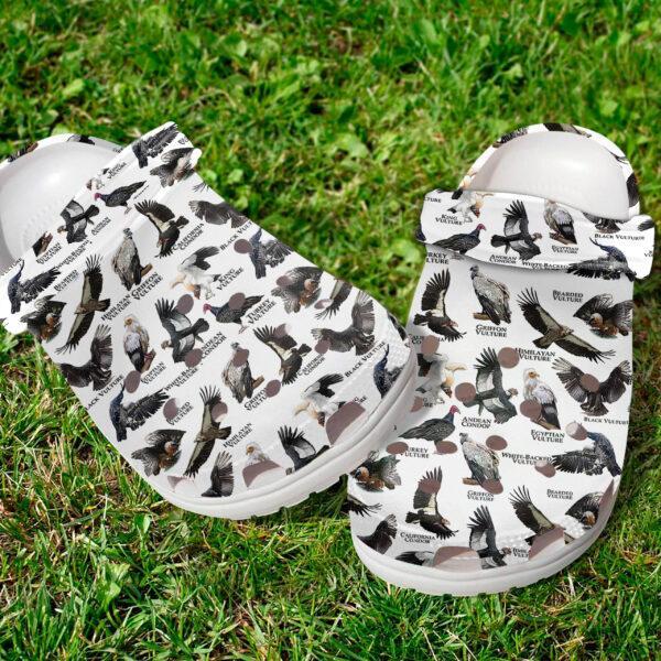 Merchidea Vultures Of The World Crocs Crocband Clogs Shoes Comfortable For Men Women and Kids