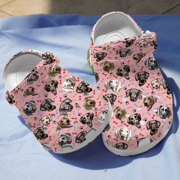 Merchidea Weimaraner Dog Crocs Crocband Clogs Shoes Comfortable For Men Women and Kids