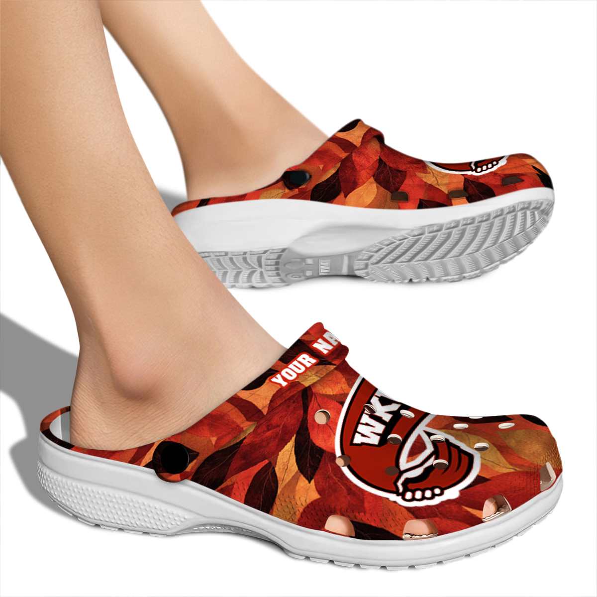Merchidea Western Kentucky Hilltoppers NCAA Sport Crocs Crocband Clogs Shoes Comfortable For Men Women and Kids