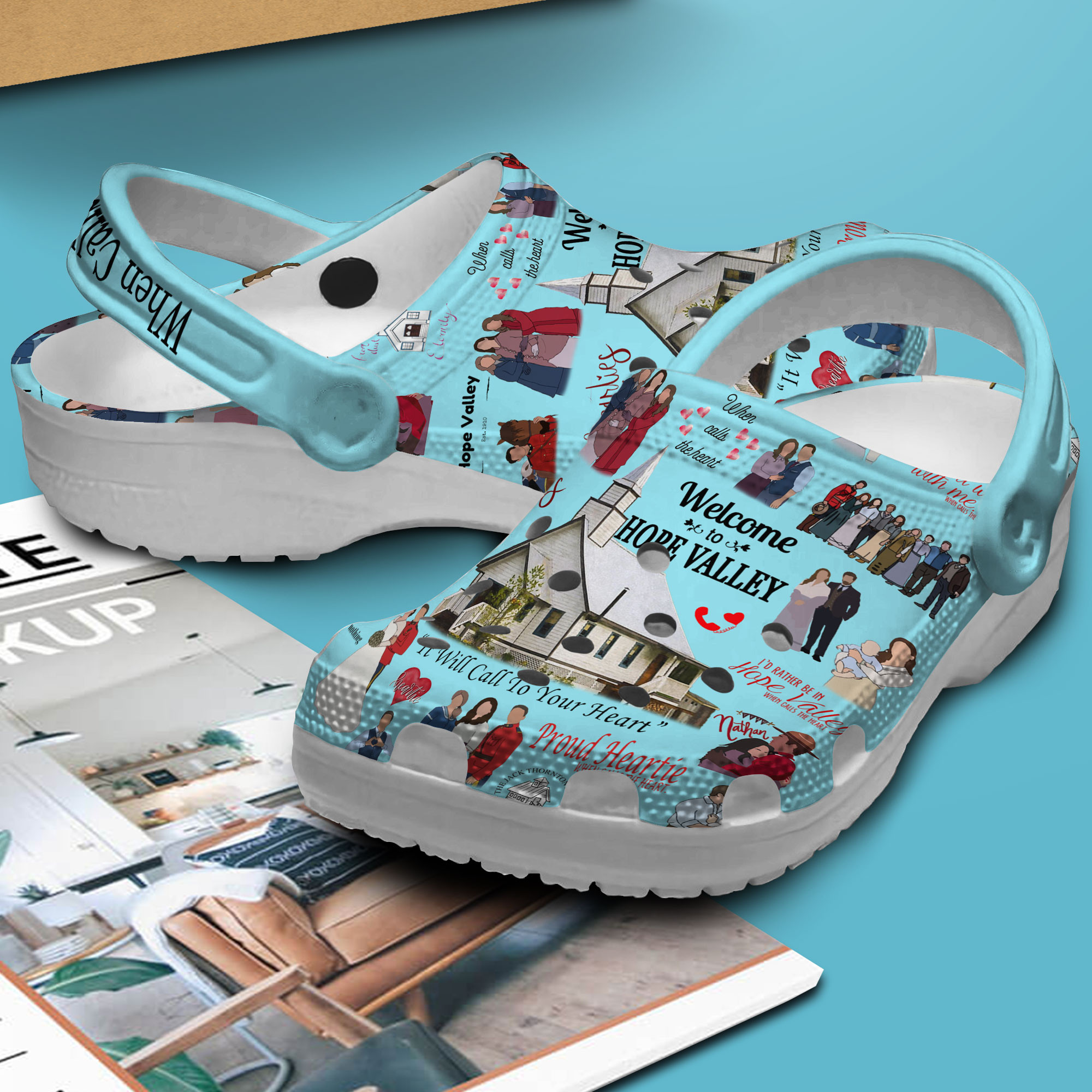 Merchidea When Calls the Heart TV Series Crocs Crocband Clogs Shoes Comfortable For Men Women and Kids