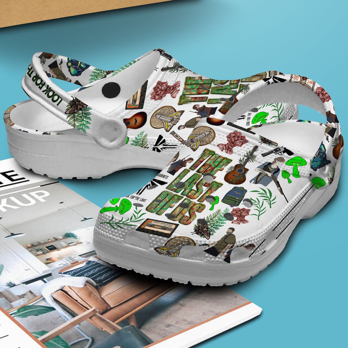 Merchidea When You're Lost in the Darkness The Last of Us TV Series Crocs Crocband Clogs Shoes Comfortable For Men Women and Kids