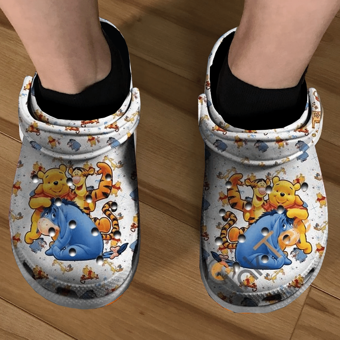 Merchidea Winnie The Pooh Crocs Clog Shoes