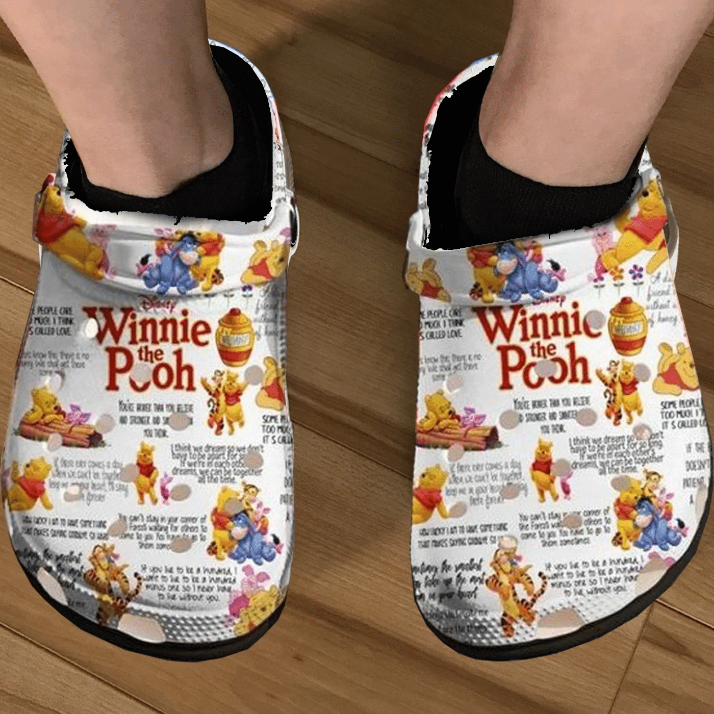 Merchidea Winnie The Pooh Crocs Clog Shoes