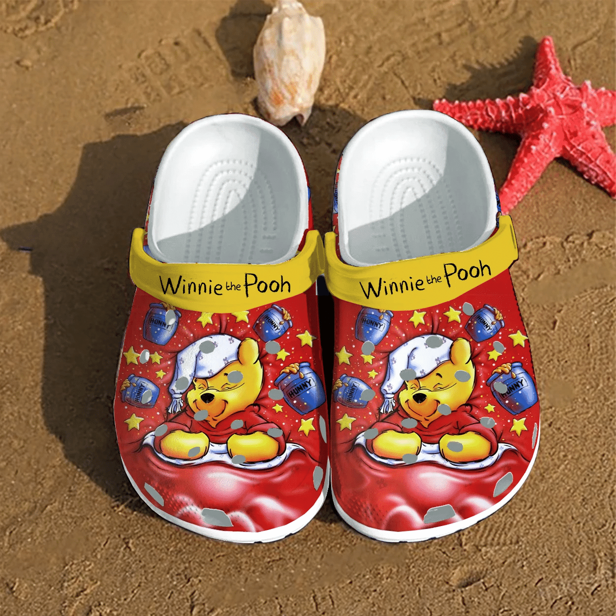 Merchidea Winnie The Pooh Crocs Clog Shoes