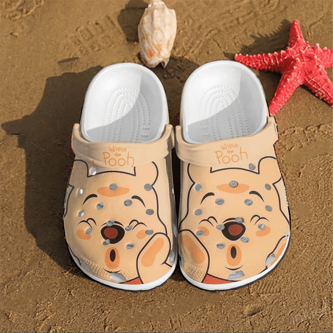 Merchidea Winnie The Pooh Crocs Clog Shoes