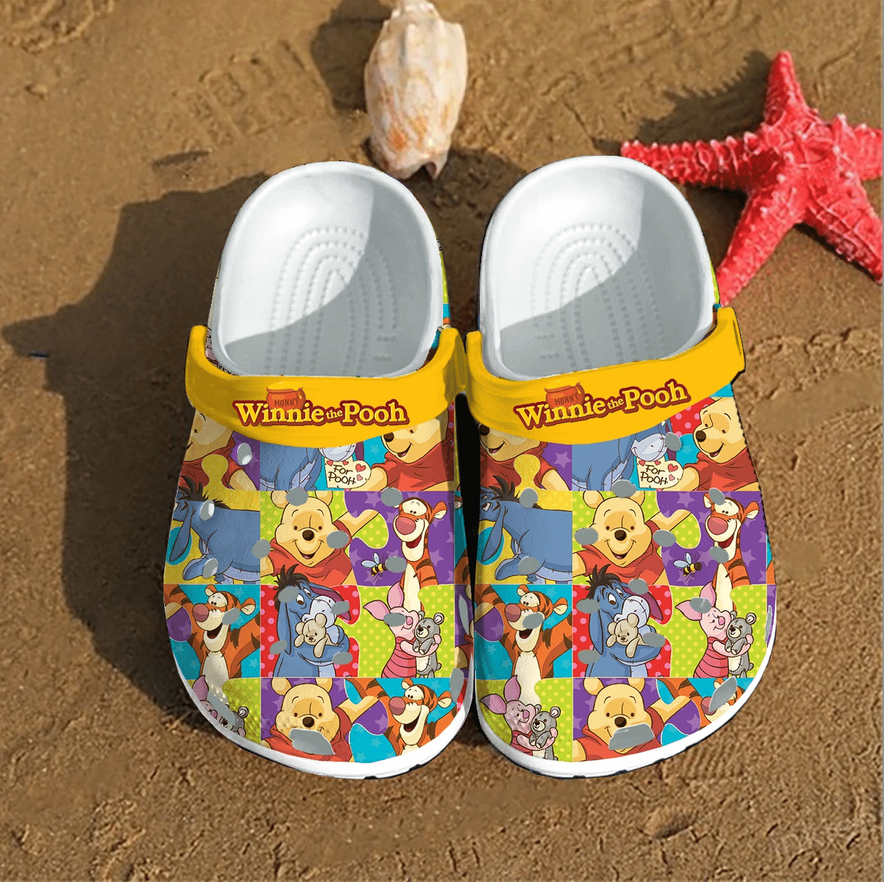 Merchidea Winnie The Pooh Crocs Clog Shoes