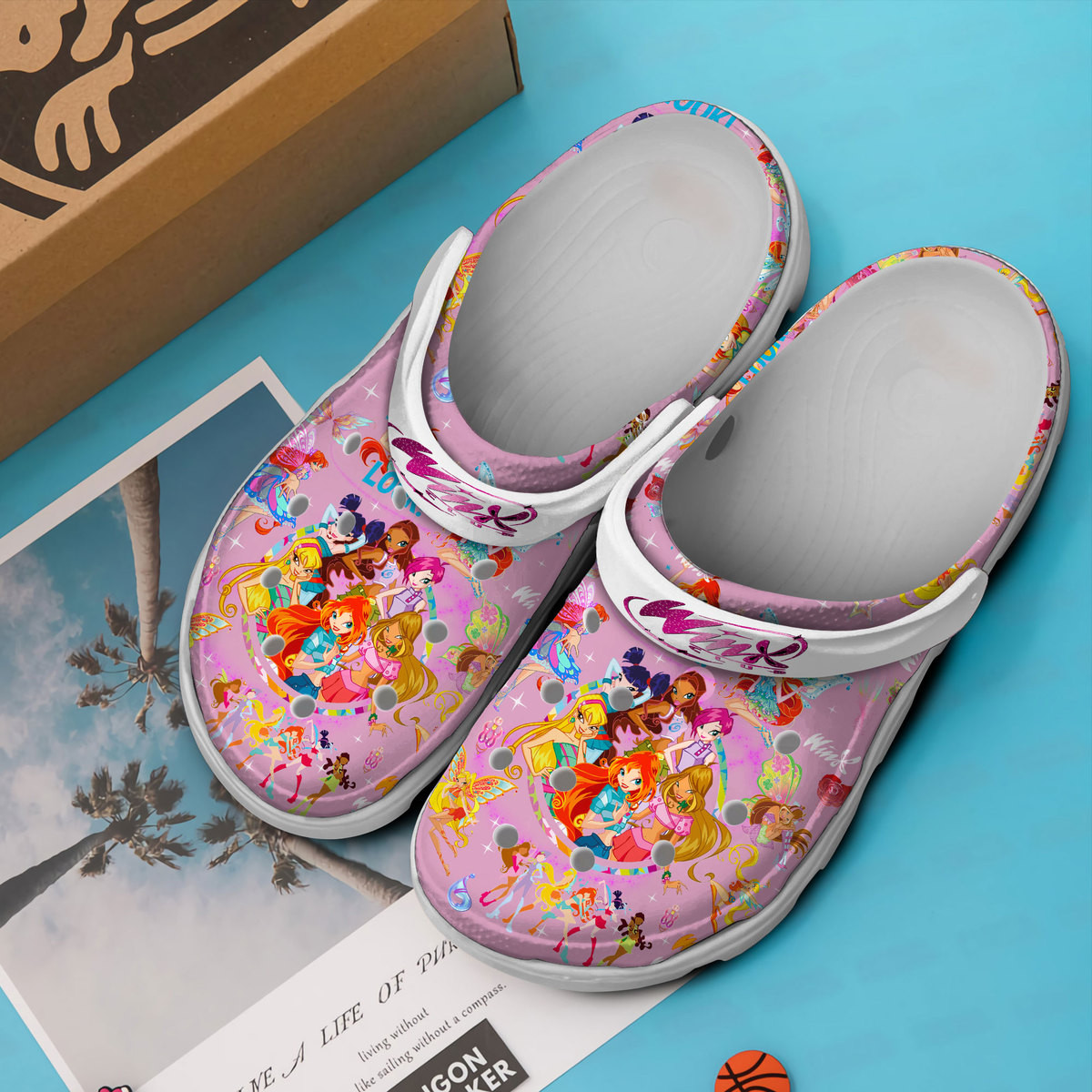 Merchidea Winx Club TV Series Crocs Crocband Clogs Shoes Comfortable For Men Women and Kids