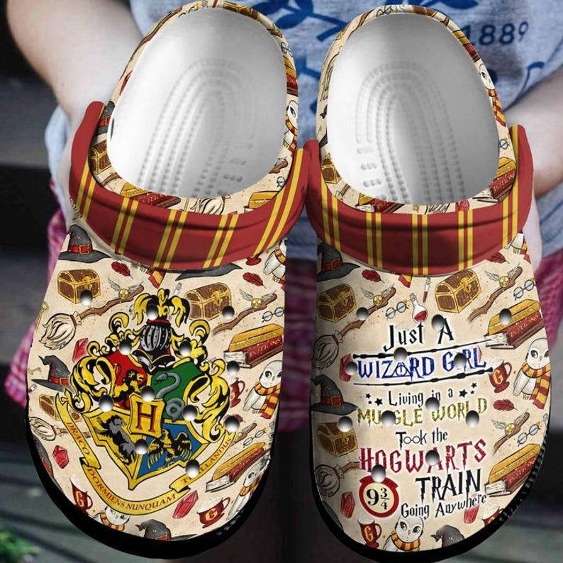 Merchidea Wizard Girl Crocs Clog Shoes