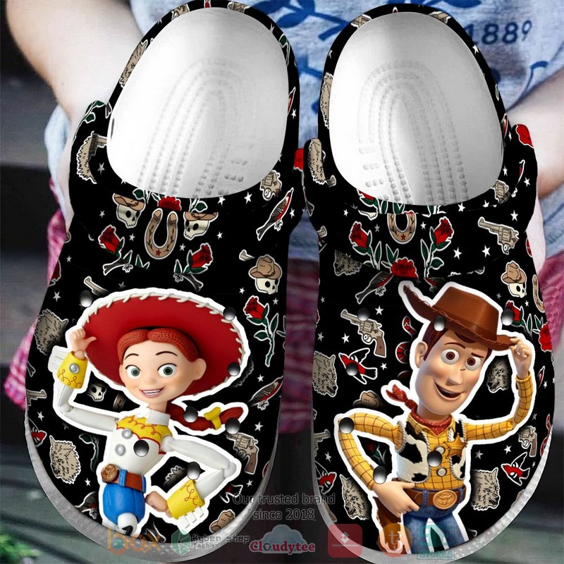 Merchidea Woody And Jessie Toy Story Cartoon Crocs Crocband Clogs Shoes Comfortable For Men Women and Kids
