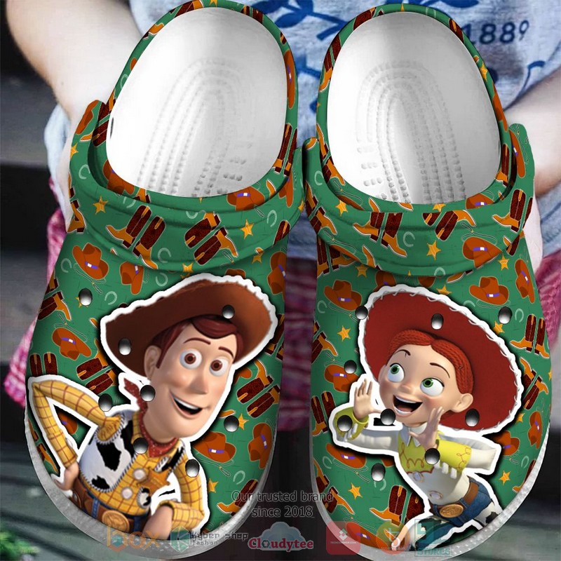 Merchidea Woody And Jessie Toy Story Cartoon Crocs Crocband Clogs Shoes Comfortable For Men Women and Kids