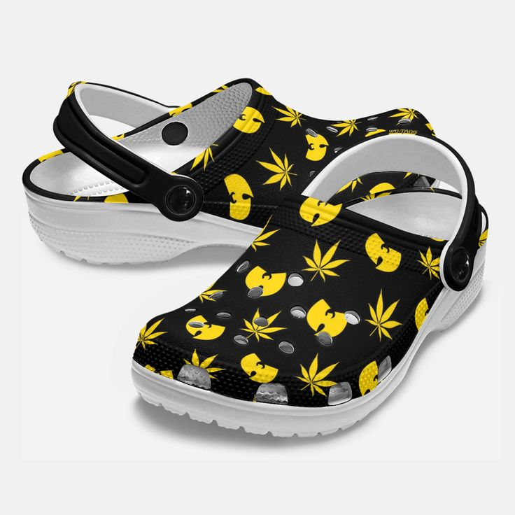 Merchidea Wu-Tang Clan Music Crocs Crocband Clogs Shoes Comfortable For Men Women and Kids