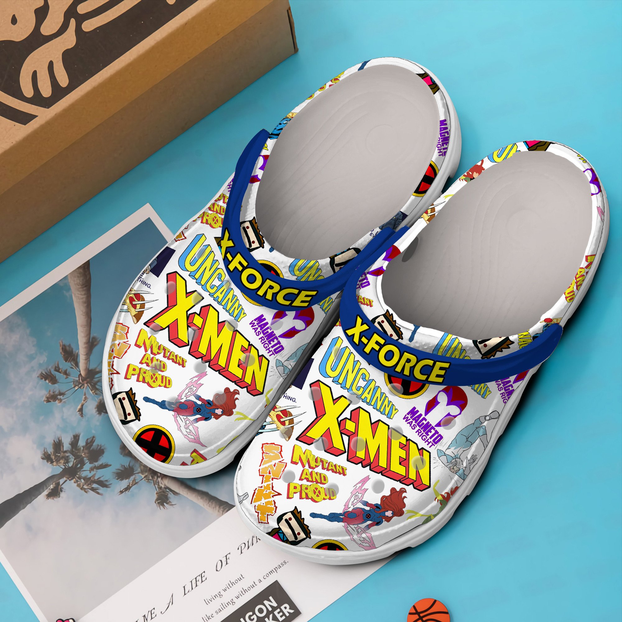 Merchidea X Men 97 TV Series Crocs Crocband Clogs Shoes Comfortable For Men Women and Kids