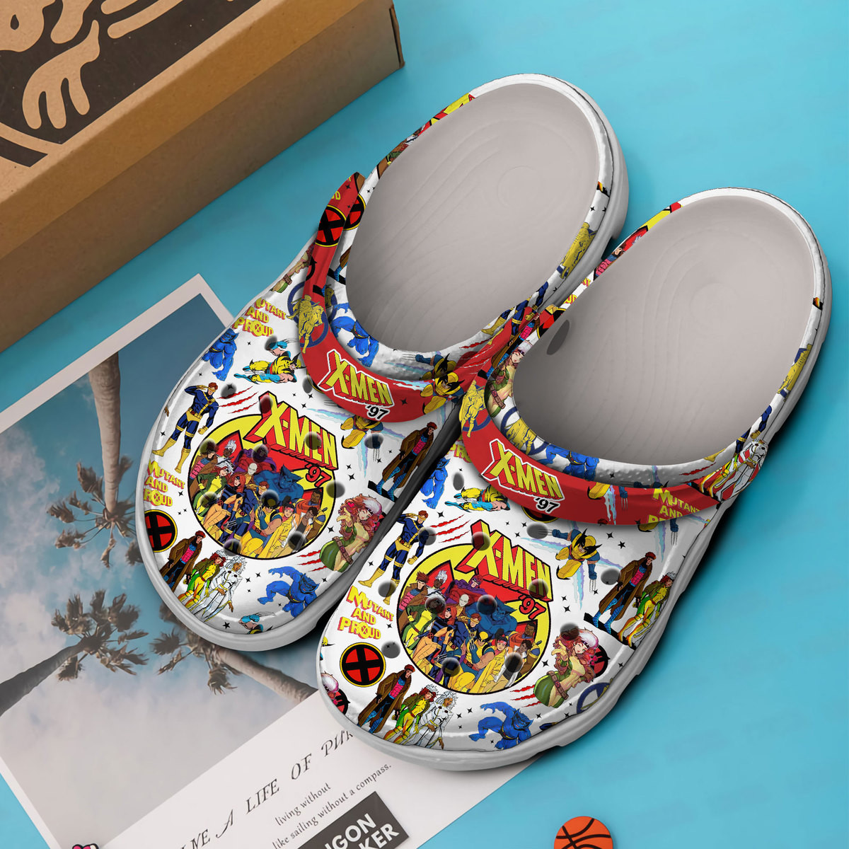 Merchidea X-Men '97 TV Series Crocs Crocband Clogs Shoes Comfortable For Men Women and Kids