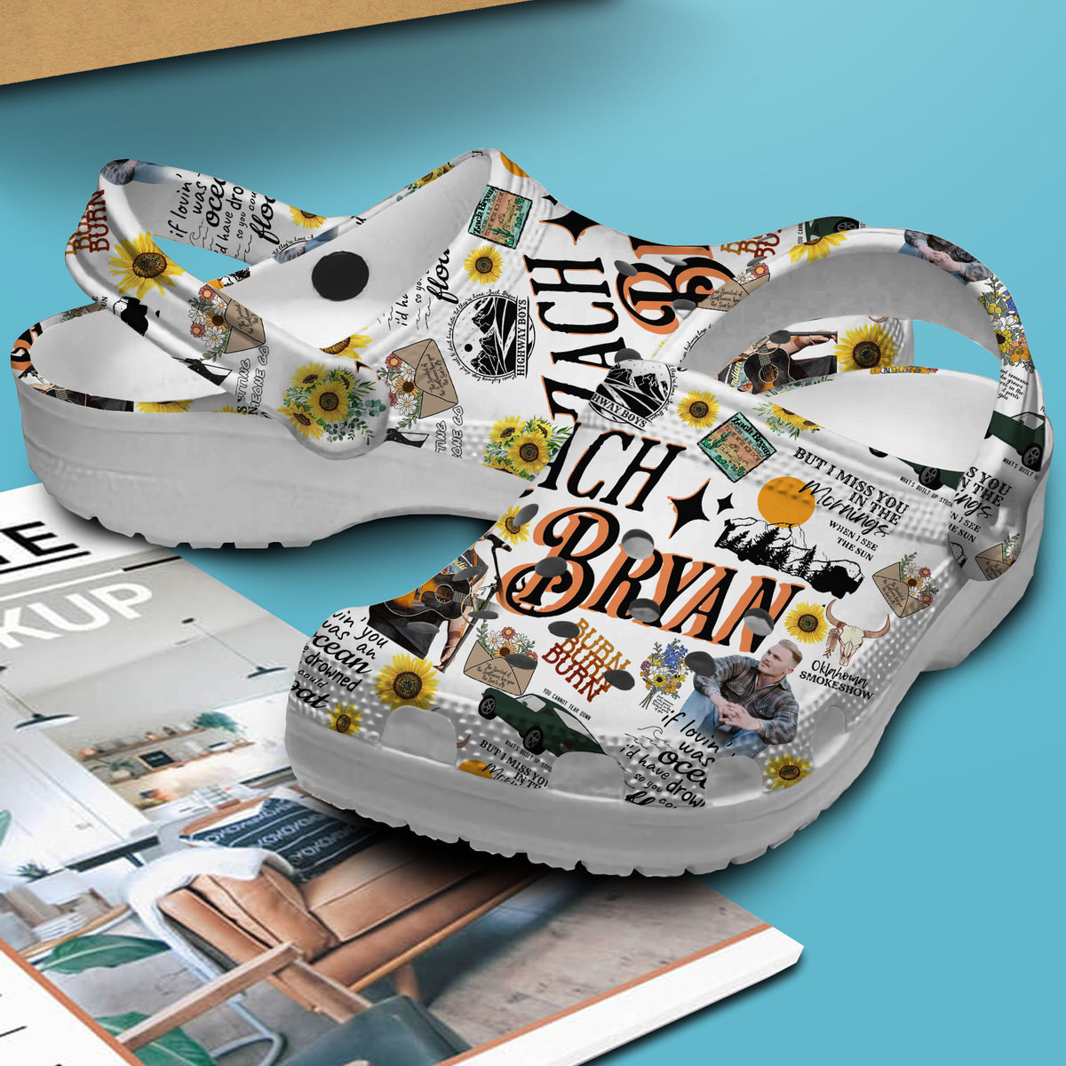 Merchidea Zach Bryan Music Crocs Crocband Clogs Shoes Comfortable For Men Women and Kids